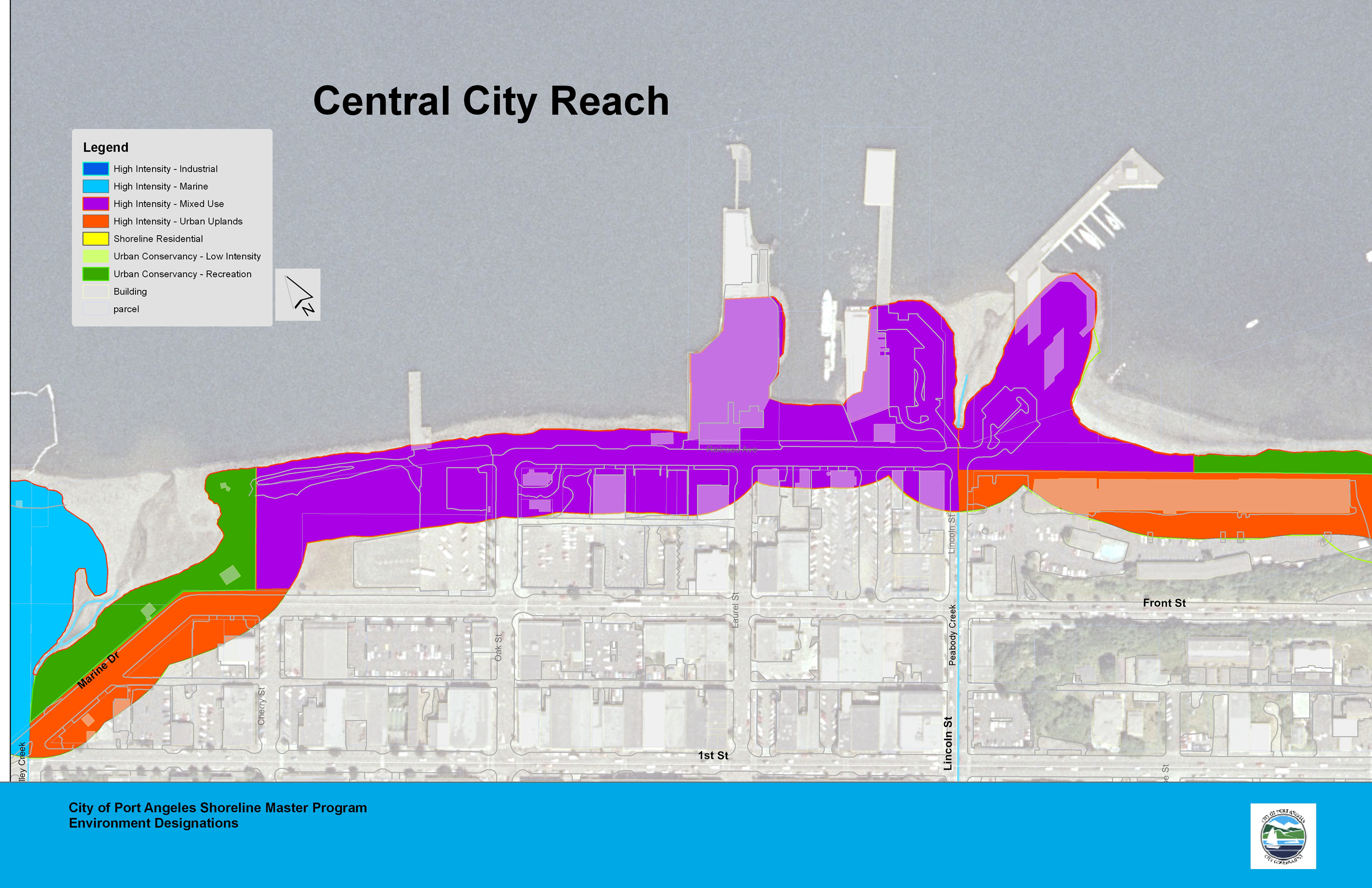 Central City Reach Map